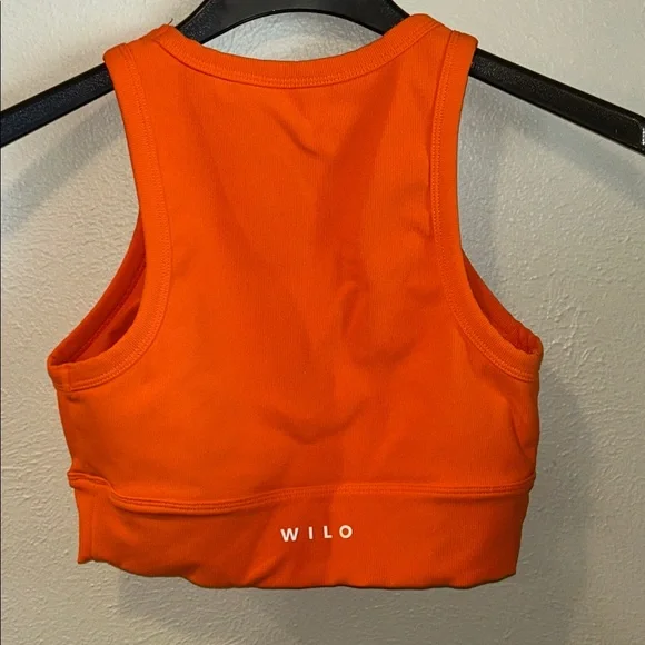 WILO Orange Sports Bra Tank Size M - Picture 4 of 5
